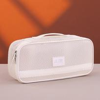 Simple Mesh Hair Dryer Storage Bag Dustproof Large Capacity Curler Storage Bag with Handle Hairstyles Tool Organizer Home smėlis