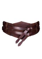 Medieval Knight & Viking Pirate Retro Cosplay Waist Belt tamsiai ruda spalva
