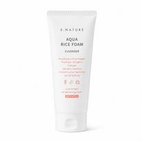 S.NATURE Aqua Rice Foam Cleanser 160ml (3 Options) #160ml x 1pcs