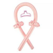 Luxurious Heatless Curling Rod For Women Girls With No Damage Hair Styling Pink,Set-4pcs(1*Curl Stick+2*Hair Ring+1*Hairpin)