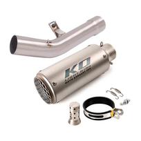 For SUZUKI GSF650/GSX650F 2007-2016/GSF 1250 2007-2018 Mid Pipe Link Tube Motorcycle Exhaust Stainless Steel/Real Carbon Fiber
