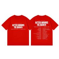 The Weeknd After Hours Til Dawn Tour 2026 Print T Shirt Fashion Hip Hop Short Sleeve Tshirt Unisex Women Casual Oversized Tshirts S