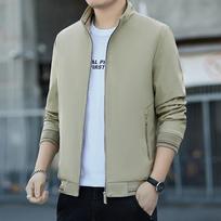 Middle-aged Jacket Men's Light Business Casual Stand Collar Middle-aged and Elderly Jacket Men's Coat M
