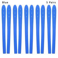 5 Pairs Anti-Slip Glasses Leg Sets Silicone Tip Ear Grip Temple Hook For Glasses Spectacle Holder Sports mėlyna