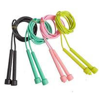 Jump Rope Skipping Rope Exercise Equipment Sports Speed Jump Skip Rope for Kids Children Toddler(4pcs, black+yellow+green+pink)