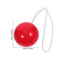 Red LED Flashing Clown Nose Light Up Blinking Halloween Costume Circus Performance Prop Red Clown Costume Nose raudona
