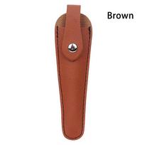 1Pcs Professional Leather Case Barber Packet Scissor Bag Cover Shears Holster Hairdressing Cowhide Hair Scissors Storage Holder ruda