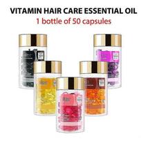 50pcs Hair Vitamin Keratin Complex Oil Hair Mask Repair Damaged Hair Serum 25-26 50 capsules juoda