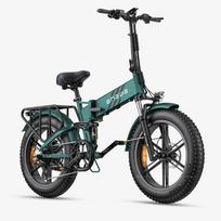 ENGINE PRO 2.0 250W City Electric Assist Bicycle,52V16ah,20inch,maximum range up to 110km in assist mode,maximum load capacity 120kg. žalia