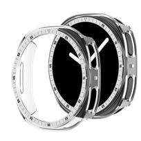 Bezel Ring+Cover for Samsung Galaxy Watch 8 Case 44mm 40m Protector Hard PC Bumper Scale Shell Galaxy Watch 8 protective Cases Galaxy watch 8 40mm