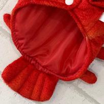 Lobster Themed Dog Clothes Cat Clothes for Corgi Warm Autumn Winter Casual Sleeveless Pet Outfit Bright Color Costume S