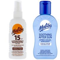 Malibu Spf15 Wodoodporny Spray 100Ml + Balsam Po Opalaniu 100Ml