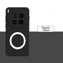 Official Skin Feel Liquid Silicone Car Magnetic Holder Case for VIVO x300 X200 Y200Pro X100 Ultra Slim Anti-drop Protect Cover vivo X100s smėlis