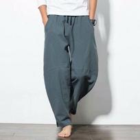 Pants Men Baggy Casual Trousers Male Walking Wide Leg Loose Sweatpants Chinese Summer Jogger Pants M