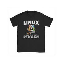 Linux Operating System Tux Penguin T-Shirts for Men | Unique Tee Shirt, Crew Neck, Regular Fit, Print Pattern, Slight Stretch Fabric, Casual Style, S juoda