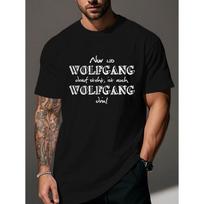 Men's Funny German Wolfgang Amadeus Mozart Quote T-Shirt -  Die Menschen Sind Für Partie Zuständig  Tee - Plus Size Big & Tall Casual Shirt S juoda