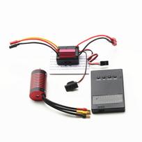 GTSKYTENRC vandeniui atsparus 2845 variklis be šepetėlių 5900KV ir 35A bešepetė ESC ir programavimo kortelė 4400KV juoda