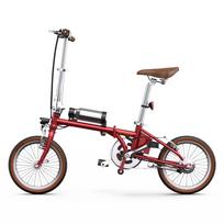 ONESPORT OT02 16-inch electric bike with 36V 5.2AH battery, 250W motor, 25km/h top speed, foldable OT02 Red raudona