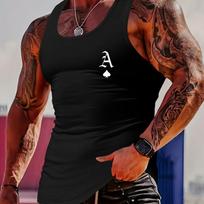 Men's Oversized Loose Tank, Polyester Sleeveless, Trendy Baggy Design, Street Wear & Lounging S balta