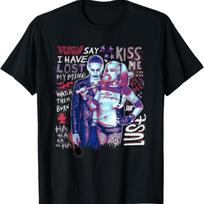 Suicide Squad Harley and Joker T-Shirt S įvairiaspalvis