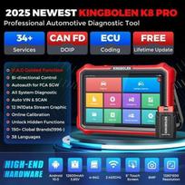 BAZARLAND30.KINGBOLEN K8 PRO, automobilio diagnostikos įrankiai 34 sistemos ECU atstatymas kodavimas Dvikryptis testas.