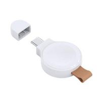 Magnetinis belaidis laikrodžio įkroviklis Nešiojamas kišeninio dydžio išmaniojo laikrodžio įkroviklis C tipo įkrovimo stotelė, skirta Apple Watch 8 7 6 5 4 3 2 1 SE balta