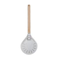 Perforated Pizza Peel High Quality Material Non-slip Durable Turning Peel Pizza for Homemade Pizza Bread Bakers Kitchen 7 inch