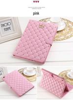 Rhinestone Crown Protective Case for 2025 iPad 11th Gen 10.2/9.7 Air 6 with Buckle and Smart Sleep, Leather Finish Mini 1/2/3 General rožinė