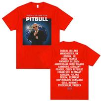 Pitbull Party After Dark EU 2025 Tour T Shirts Unisexs Clothing Harajuku Hip Hop Retro Tshirt Unisex Casual Comfort Loose T Shirt S