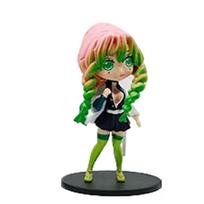 Demon Slayer Kimetsu No Yaiba Mini Figurines Set of 8 Q Posket PVC Dolls for Desktop Decoration Collectible Anime Figures
