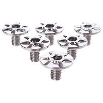 SHIMANO Lightweight Cleat Standard M5 x YL8898050 SPD-SL Bolts, 8mm, 6-Pack (Bolts Only)