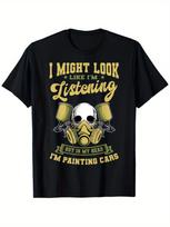 Auto Body PainterIm Spray Painting Cars Design100 cotton summer Oneck short sleeve casual printed Unisexs Tshirt S