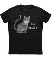Ew People Black Cat Mask Quarantine TShirt Summer Cotton ONeck Short Sleeve Unisexs T Shirt New S3XL S