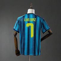 2026 World Cup Colombia Away Football Jersey, Quick Dry Breathable Sports Shirt, Fan Version Short Sleeve Training Top S