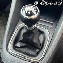for Volkswagen VW Golf 5 V 6 VI MK5 MK6 Jetta 2005-2014 5/6 Speed Stick Gear Shift Knob with Leather Boot Collar Case Car Stying 5Speed