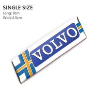 Automobilio šoninės logotipo lipduko dekoravimo priedai Volvo Rdesign Polestar AWD V50 S60 XC60 S40 XC40 XC90 V60 S80 S90 V90 V70 T6 T8