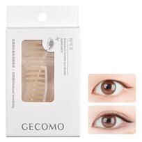 Lynlyulinger Double Eyelid Tape, 90 Pieces, Skin Tone, Beauty Natural Eye Tape, Discreet, Mesh, Double-Sided, Strong, Natural, Oval Olive Shape (S)