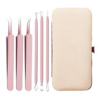 Light Weight Cell Pimples Blackhead Clip Ultra-fine Acne Remover Extractor  Facial Pore Cleaning rožinė