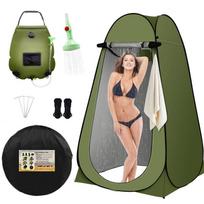 Car-Mounted Self-Driving Tour Tent with Solar Heated Shower Bag Single