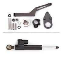 2025 For Kawasaki Ninja ZX6R ZX-6R ZX 6R 636 ZX636 2009-2024 Fiber Carbon Steering Damper Stabilizer Bracket Mounting Kit