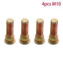 4PCS M10x1.25 10.9 Steel Spline Wheel Stud Bolts, Heavy Duty Hub Rim Screws Universal Replacement for ATV UTV Go Kart Buggy Quad
