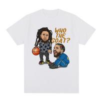 Who The Goat Drake J Cole Vintage tshirt Cotton Unisex T shirt New TEE TSHIRT Womens tops S