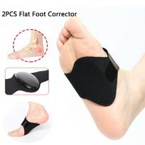 2PCS Arch Support Braces for Plantar Fasciitis Relief, Adjustable Compression Bands with Gel Pad Orthotics Inserts for Feet Flat juoda