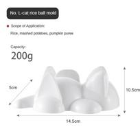 Creative Cat Shape Onigiri Molds Reusable Food-grade Sushi Mold Cartoon DIY Mashed Potato Mold Home Cooking
