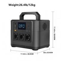 DEMUDA 1200W Portable Power Station 1008Wh LiFePO4 Solar Generator 230V 50Hz Pure Sine Wave Backup Power Camping Campervan RV Emergency