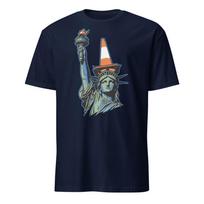 Statue of Liberty Cone Head T-shirt World Cup Fun Gift, Tatar Army Football Shirt, Unisex T-shirt S