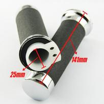 Motos Hand Grip For Yamaha XVS400 XVS400C XVS650 Drag Star Midnight Custom XVS650A Classic XVS650AT Silverado 4NK-26240-00-00 tamsiai pilka spalva