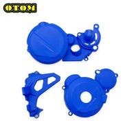 For LONCIN YBS300 Motorcycle Clutch Ignition Front Drive Sprocket Guard Cover Engine Protector KEWS K16 K23 HENGJIAN S6 S7 STN mėlyna