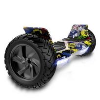 RCB Hoverboard 8,5 colio dviejų variklių APP suaugusiems vaikams – šauni dovana – geltonas