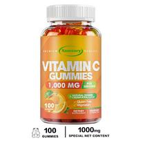 Vitamin C Gummies, 1000 mg per serving, Multivitamin, Contains Zinc, Suitable for Adults, High-potency Formula 100*1